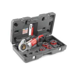 Силовой привод с резьбонарезными головками BSPT 11R 1/2 - 1 1/4", кейс и струбцина-фиксатор